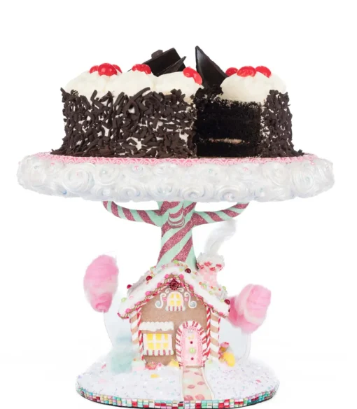 Katherines Collection Katherine's Collection 12" Sweet Delights Cake Plate Christmas Decoration 28-528741