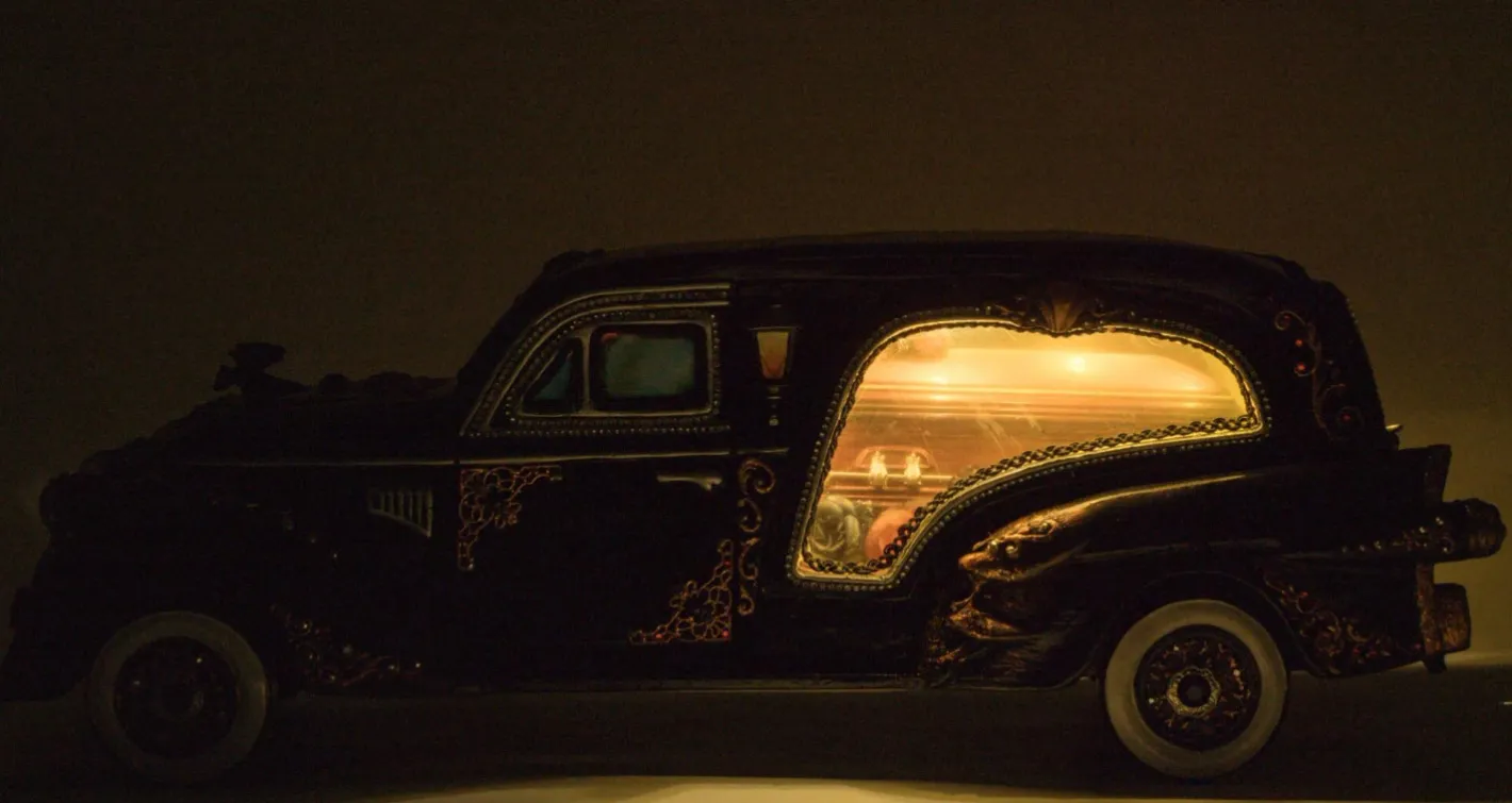 Katherines Collection Katherine's Collection 20" The Macabre’s Cursed Hearse Halloween Decoration 28-528664 Online