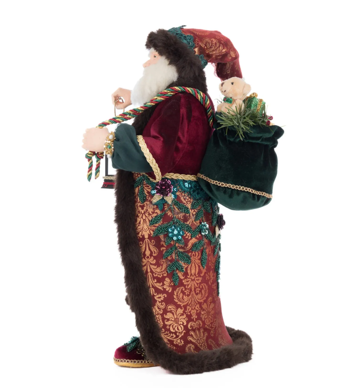 Katherines Collection Katherine's Collection 17.5" Winter Balsam and Berry Father Nicolas Balsam Tabletop Christmas Decoration 28-528793 Outlet