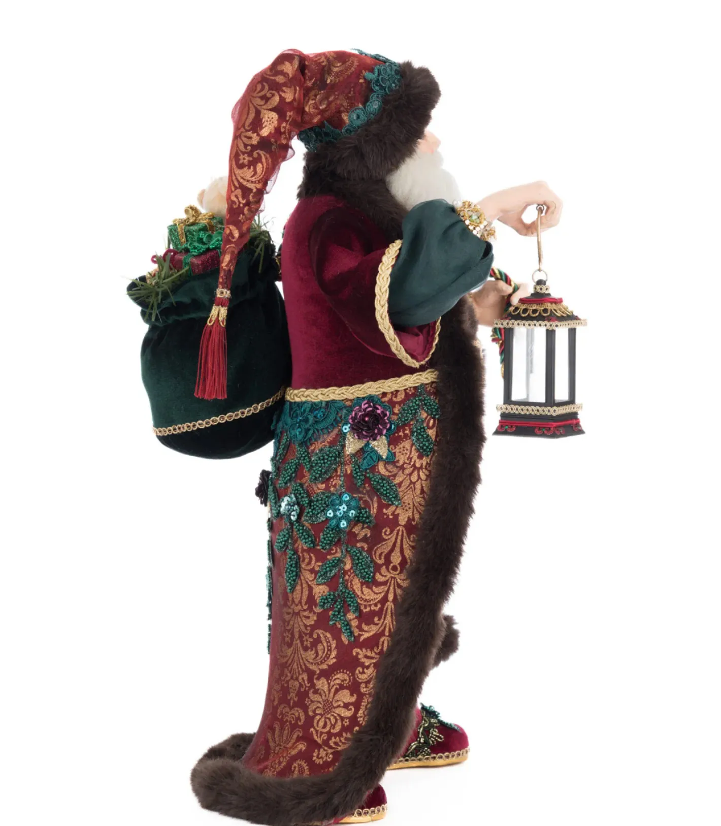 Katherines Collection Katherine's Collection 17.5" Winter Balsam and Berry Father Nicolas Balsam Tabletop Christmas Decoration 28-528793 Outlet