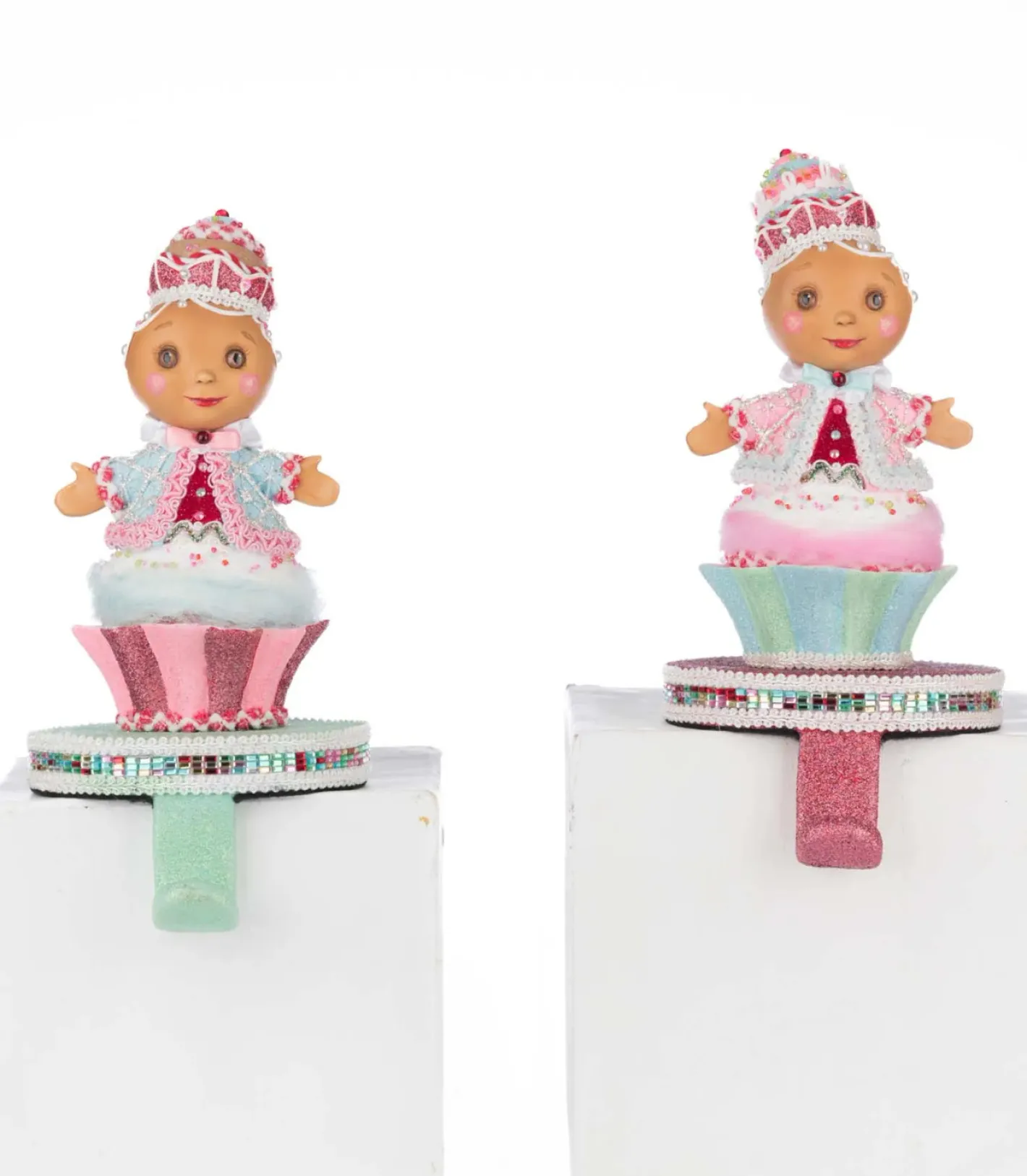 Katherines Collection Katherine's Collections 9.5" Sweet Delights Set of 2 Gingerbread Stocking Holder 28-528747 Hot