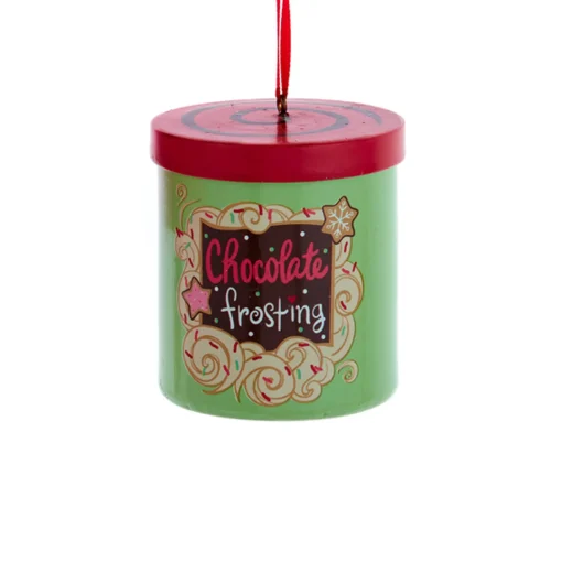 Kurt Adler 2.5" Cake Frosting Can Christmas Ornament D4367 Sale