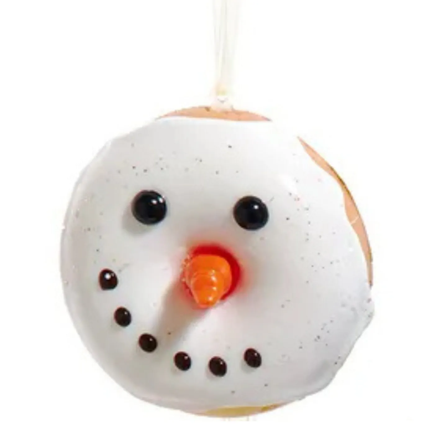 Kurt Adler 2.5" Foam Decorated Donut Christmas Ornament D4640 Clearance