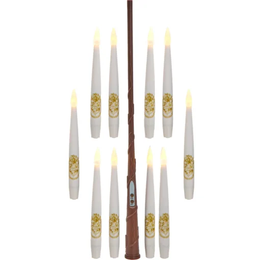 Kurt Adler 6" Harry Potter Battery Operated 10 Floating Candles With Wand Remote Light Set HP9234 New