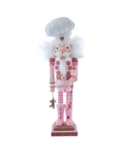 Kurt Adler 16" Hollywood Nutcrackers Pink Gingerbread Baker Nutcracker HA0783 Hot