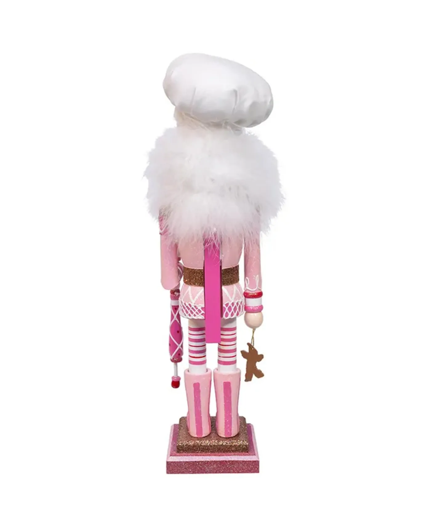 Kurt Adler 16" Hollywood Nutcrackers Pink Gingerbread Baker Nutcracker HA0783 Hot