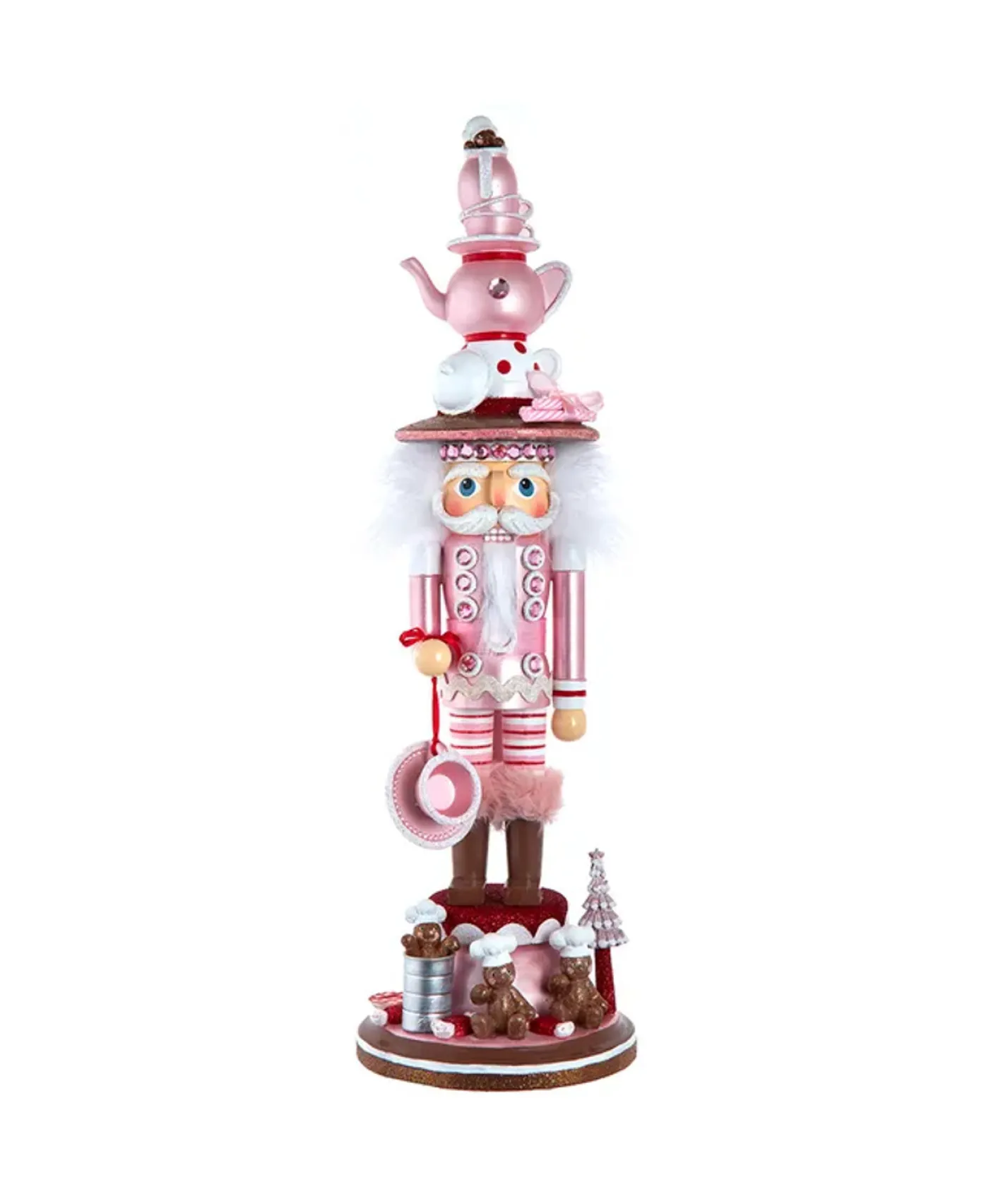 Kurt Adler 18" Hollywood Nutcrackers Pink Tea Nutcracker HA0797 Sale