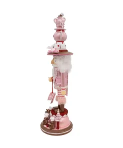 Kurt Adler 18" Hollywood Nutcrackers Pink Tea Nutcracker HA0797 Sale
