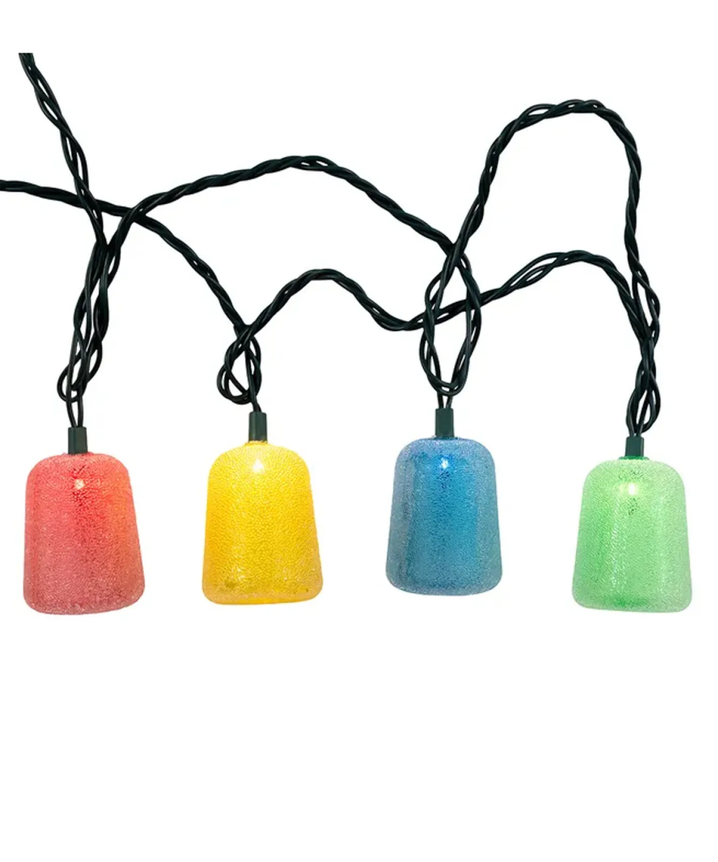 Kurt Adler 9' Multicolor Gumdrop Christmas Light Strand UL4390 Discount