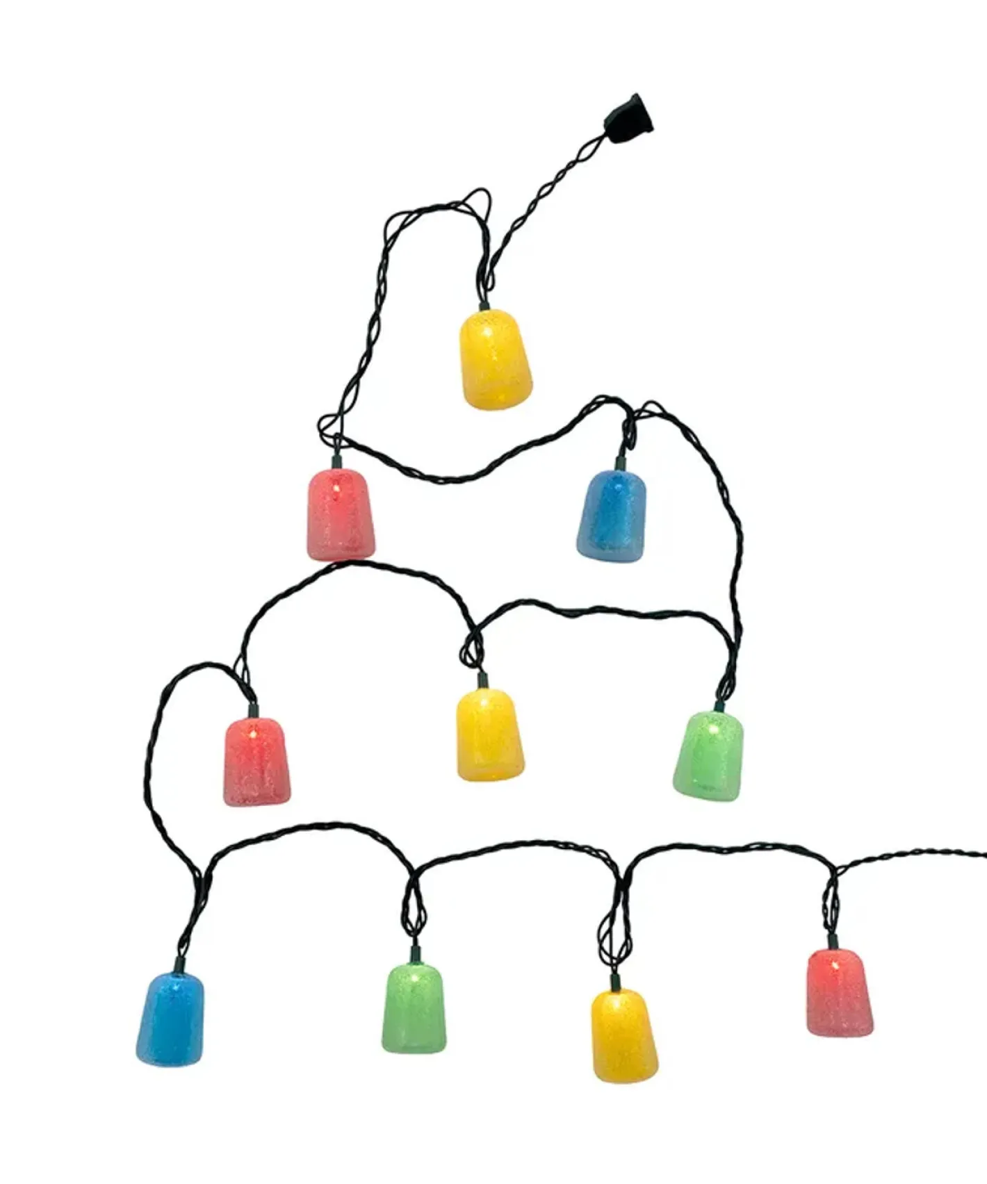 Kurt Adler 9' Multicolor Gumdrop Christmas Light Strand UL4390 Discount