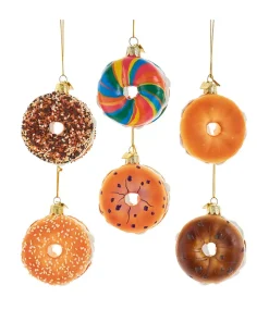 Kurt Adler 3" Noble Gems Glass Bagel Ornaments NB1846 Best