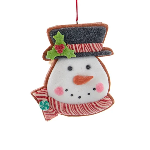 Kurt Adler 4.85" Set of 4 Claydough Cookie Christmas Ornament D4156 Clearance