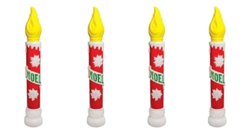 General Foam Noel Christmas Blow Mold Candles Set of 4 C5030 Online