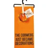 Primitives By Kathy Cobwebs Became Decorations Halloween Kitchen Towel and Cookie Cutter Set 107002 Best