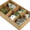 Primitives By Kathy Glittered Barn and Houses Sitter Set 104279 New