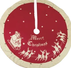 Primitives By Kathy Large Vintage Inspired Tree Skirt 52" Sale
