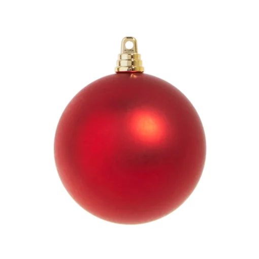 Raz Imports Raz 3", 4", 6", or 10" Large Red Matte Ball Christmas Ornaments Best