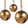 Raz Imports Raz 5", 7", or 8" Gold Sleigh Bell Christmas Decoration Sale
