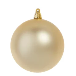 Raz Imports Raz 4", 6", or 10" Large Champagne Matte Ball Christmas Ornaments Outlet