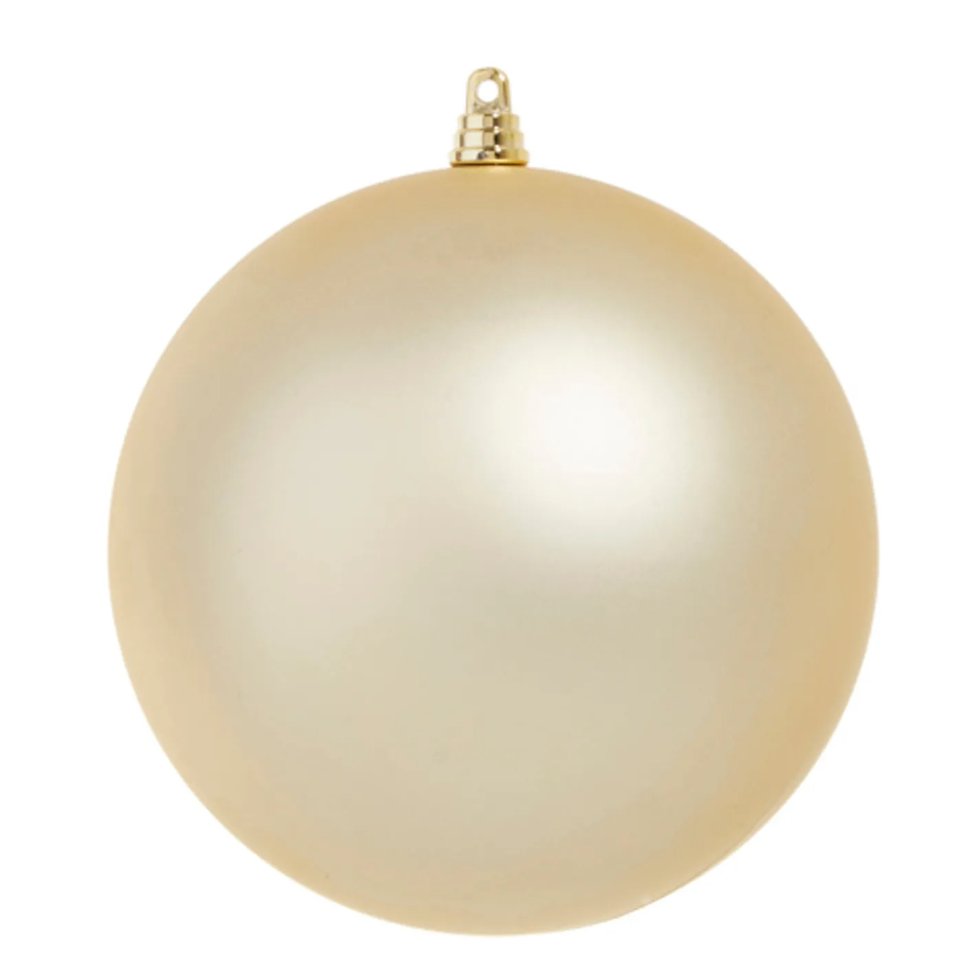 Raz Imports Raz 4", 6", or 10" Large Champagne Matte Ball Christmas Ornaments Outlet