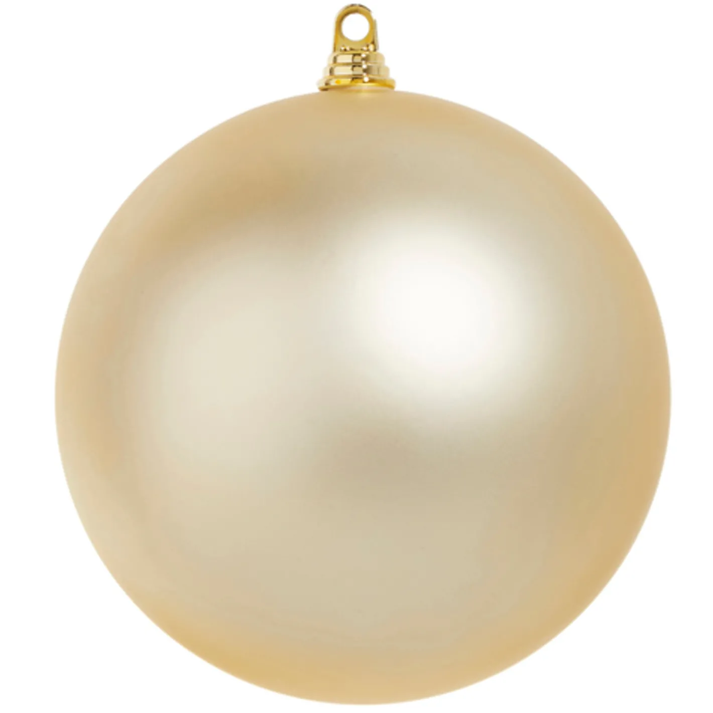Raz Imports Raz 4", 6", or 10" Large Champagne Matte Ball Christmas Ornaments Outlet