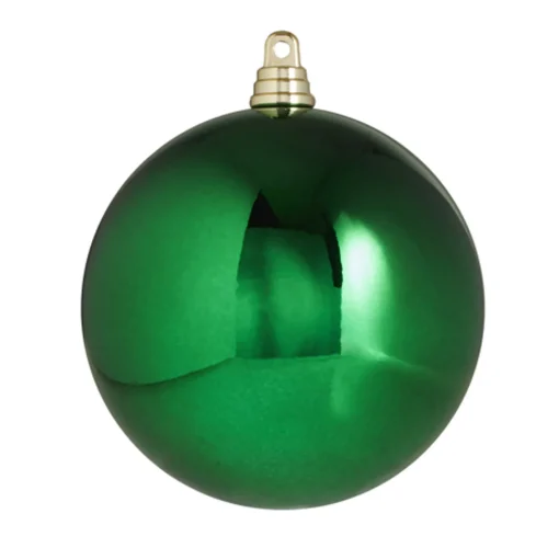 Raz Imports Raz 3", 4", or 6" Large Green Shiny Ball Christmas Ornaments Online