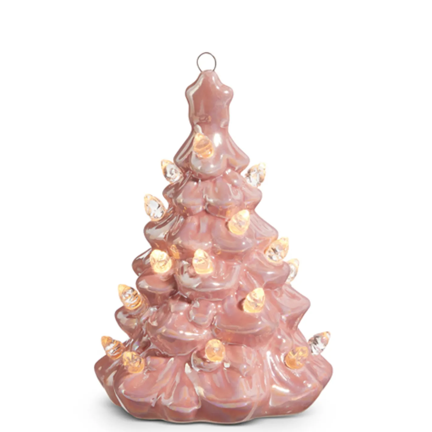 Raz Imports Raz 5", 8", or 13" Lighted Pink Ceramic Christmas Tree Sale