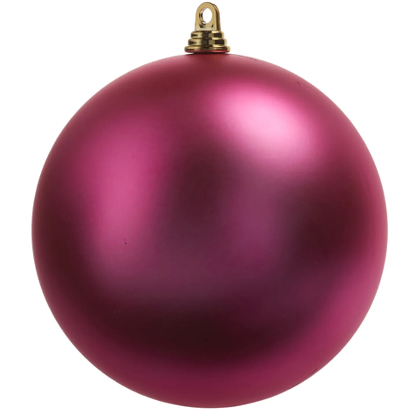 Raz Imports Raz 4", 6", or 10" Matte Fuchsia Ball Christmas Ornament