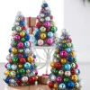 Raz Imports Raz 10", 13", or 15.5" Multicolor Ball Ornament Christmas Tree Sale