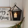 Raz Imports Raz 17" Antique Black Metal Lantern Candle Holder 4354204 Discount