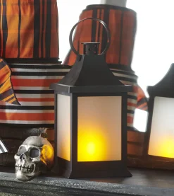 Raz Imports Raz 8" Battery Operated Lighted Halloween or Christmas Lantern 4432910 Sale