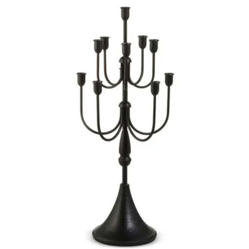 Raz Imports Raz 25.5" Black Candelabra Taper Candle Holder 4559212 Online