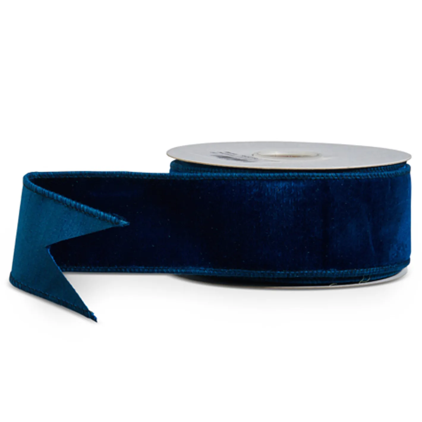Raz Imports Raz 2.5" Blue Velvet Wired Christmas Ribbon R4527867 Sale