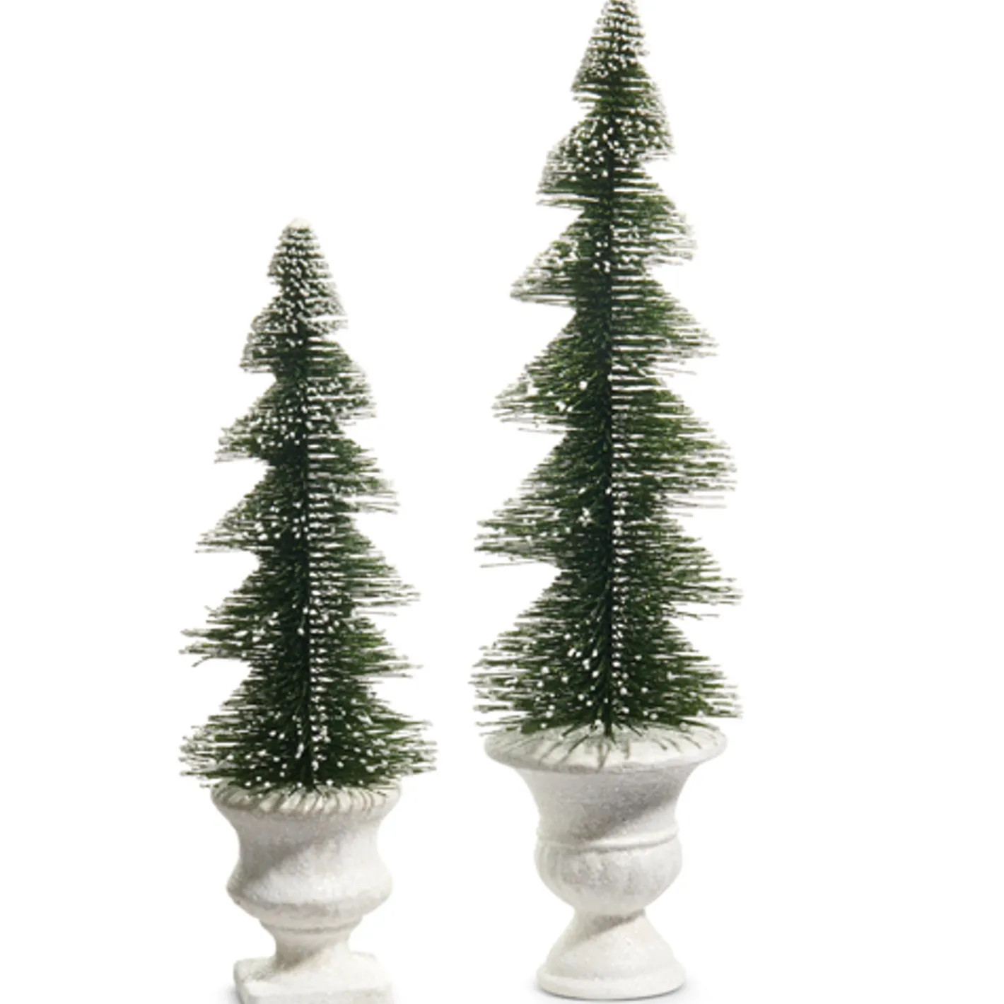 Raz Imports Raz 18" Bottle Brush Trees in Urns Set of 2 4516690 Outlet