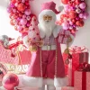 Raz Imports Raz 18" Bubble Gum Diva Pink Santa Christmas Figure 4415589 Outlet