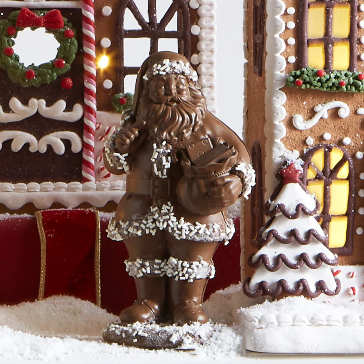 Raz Imports Raz 7" Chocolate Santa Christmas Figure 4510451 Outlet