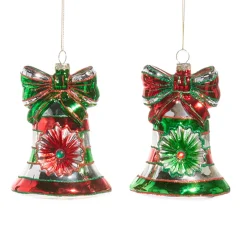 Raz Imports Raz 4.5" Christmas Witch Eye Bell Glass Christmas Ornament 4525408 Online