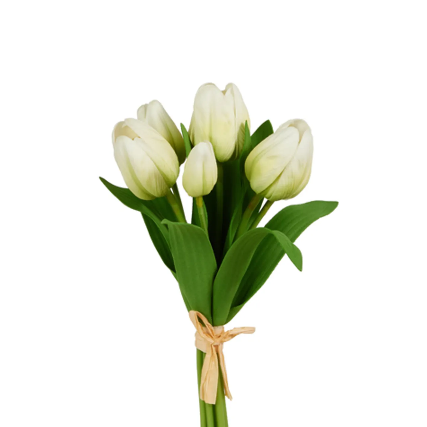 Raz Imports Raz 12" Coral, Yellow, or White Real Touch Tulip Bundle Sale