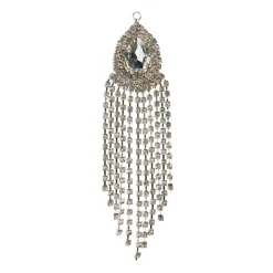 Raz Imports Raz 6.25" Dripping Jewel Silver Christmas Ornament 4416239