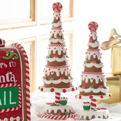 Raz Imports Raz 11" Gingerbread Christmas Tree Figures 4515546 Best