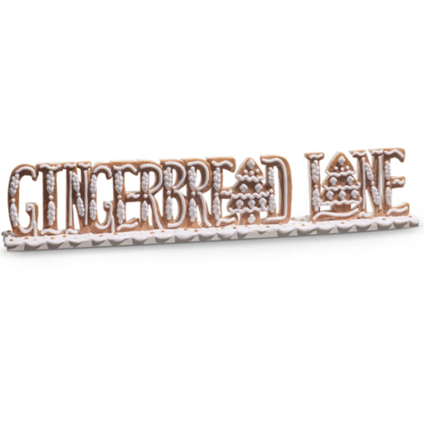 Raz Imports Raz 20" Gingerbread Lane Cut Out Christmas Sign Decoration 4416262 Hot