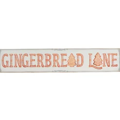 Raz Imports Raz 28" Gingerbread Lane Wooden Christmas Sign 4428085 Hot