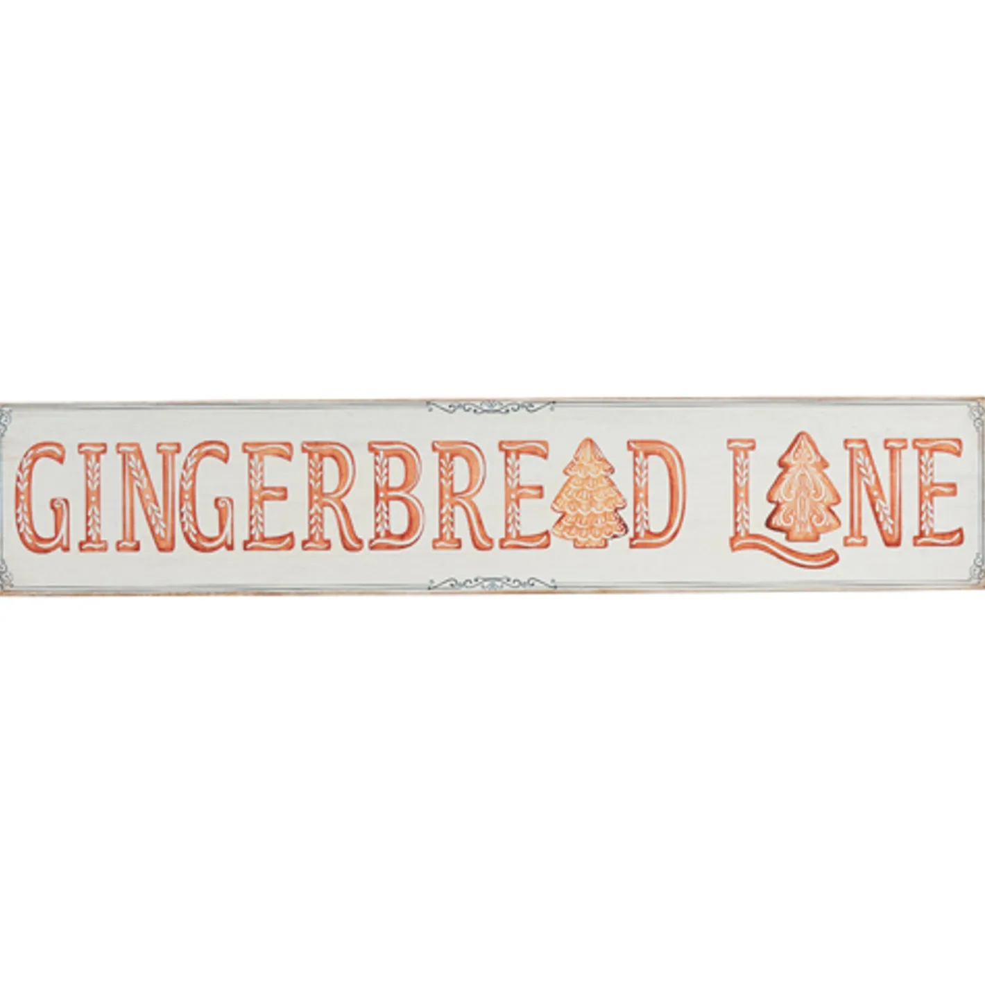 Raz Imports Raz 28" Gingerbread Lane Wooden Christmas Sign 4428085 Hot