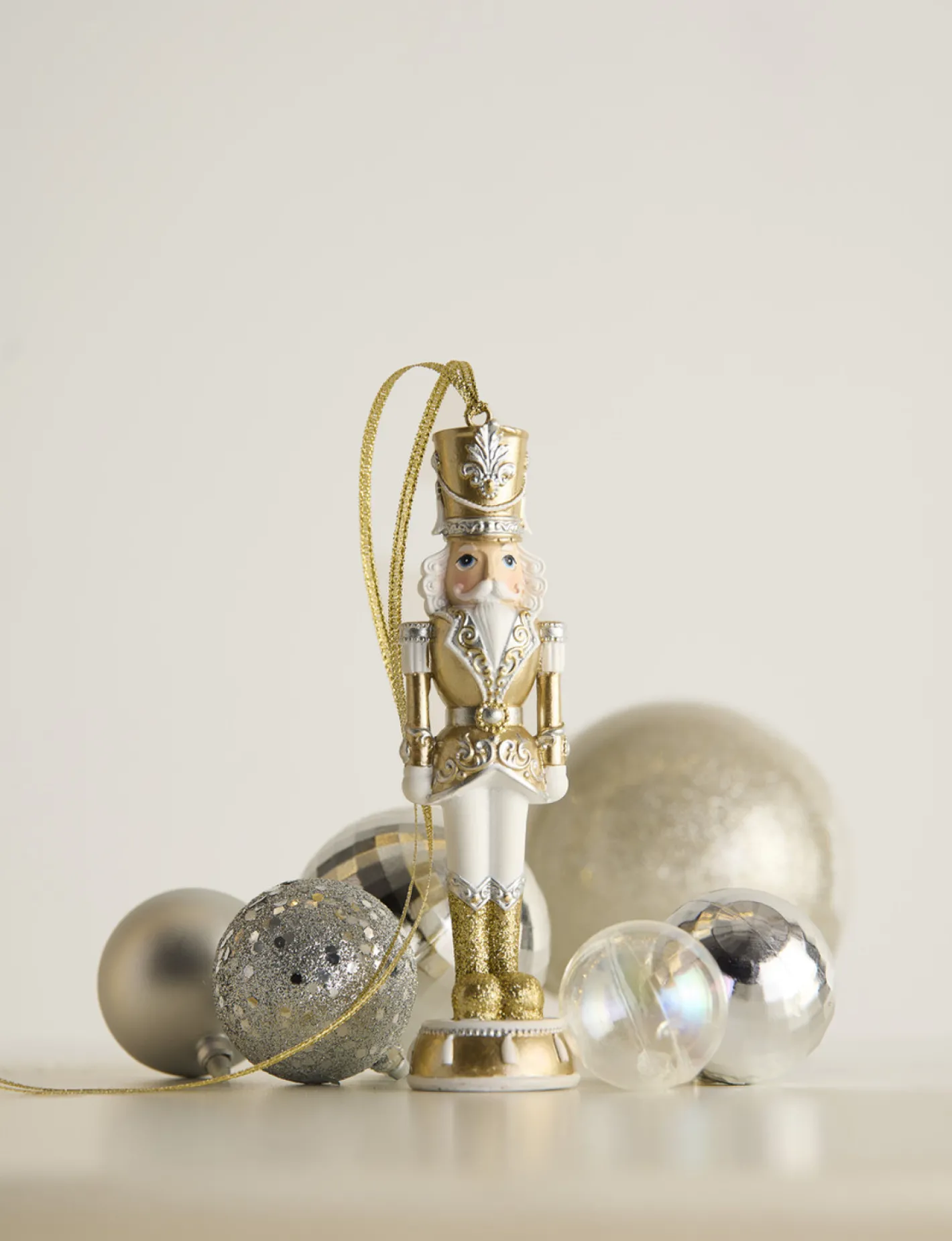 Raz Imports Raz 6" Gold and Silver Nutcracker Christmas Ornament 4530540 Hot