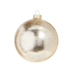 Raz Imports Raz 5" Gold Textured Glass Ball Christmas Ornament 4324600 Clearance