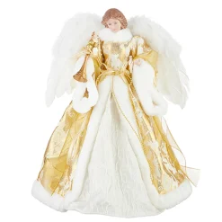 Raz Imports Raz 16" Golden Angel Christmas Tree Topper 4215536 Discount