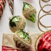 Raz Imports Raz 4" Green Beaded Glass Christmas Ornament 4322800 Best