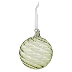 Raz Imports Raz 4" Green Blown Glass Ball Christmas Ornament 4423006 New