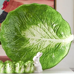 Raz Imports Raz 14" Green Cabbage Easter Tray or Plate 4411110 Best