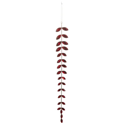 Raz Imports Raz 18" Green or Red Jeweled Drop Christmas Ornament